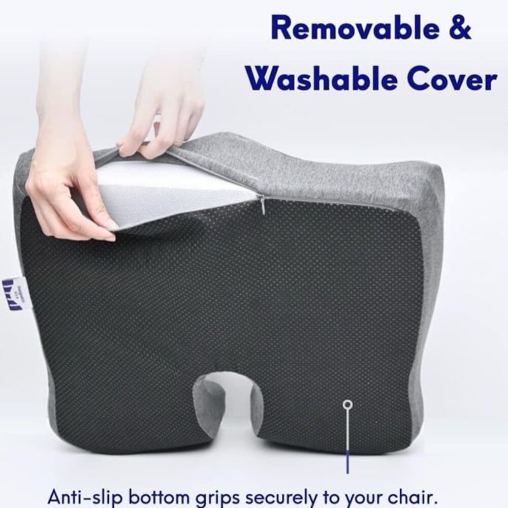 CUSHION LAB Seat Cushion for Long Sitting Hours on Office/Home Chair, Car, or Wh - Picture 6 of 7